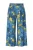 Ulla Popken Broek  blauw / gemengde kleuren