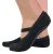 Set van 2 antislip yogasokken voor dames met bandjes – Zwart