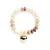 PIECES armband met hartje PCANNJA goudkleurig