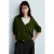Mango gebreid vest met wol – groen