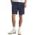 Boss Heren Kane fleece-short met strepen en een relaxte pasvorm (Donkerblauw)