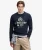 Applique Graphic Trui Blauw