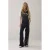 Summum wide leg regular waist broek donkerblauw