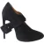 Alaia Cross Strap Pumps in Zwart Suède