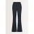 Claudia Sträter travelstof flared high waist flared broek donkerblauw