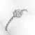 Damesarmband met 4 klavertjes cz Ponytail & Co