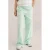 WE Fashion straight casual broek mintgroen