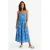FLURESK zomerjurk blauw