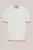 WE Fashion – Heren regular fit polo met structuur – Regular fit – Gebroken wit – Biologisch katoen –