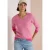 Trui met V-hals in two-tone-look