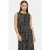 VILA regular fit mouwloze top met stippen – zwart