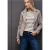 Street One Dames Gestreept boothals shirt in Bruin