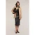 Motivi Jacket With Coated Fabric Inserts Beige