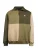 Trendsplant Sweatvest ‘ COLOR BLOCK ‘  kaki