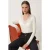 Kanten V-hals Slim Fit Blouse