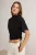 TRENDYOLMİLLA Dames Zwart Effen Kort Getailleerd Blouses