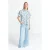 Rich & Royal Printed Cotton Blouse With Details Palace Blue