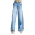 Hoge Taille Palazzo Wide Leg Verfijnde en Tijdloze Jeans Dames It’s Basic