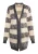 usha Gebreid vest Dames Antracietbeige veelkleurig