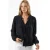 Blouse met lange mouwen en tippetkraag