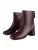 L37 HANDMADE SHOES Enkellaarsje ‘A LONELY PLACE TO BE’  bourgogne