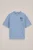 Blue Ridge – Jongens sweat T-shirt met print – Relaxed Fit – Blauw – Katoen –