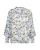Kaffe Blouse ‘Eva’  crème / camel / marine / lichtblauw