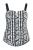 Ulla Popken Badpak  zwart / offwhite