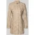WHITE LABEL slim fit longblazer van linnen met staande kraag