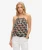 Beach Haltertop met Print Oranje
