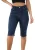 MYT Magic Shaping denim short met hoge taille voor dames, blauw