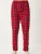 Happiness İstanbul Pyjamabroek  spar / rood / zwart / wit
