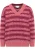usha Jumper lynnea Dames Rood Veelkleurig