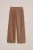 WE Fashion – Meisjes velvet broek van ribstof – Regular fit – Beige – Katoen –