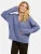 Liberte Essentiel Gebreid vest ‘Lou’  blauw / rosa