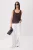 TRENDYOLMİLLA Dames Bruin Effen Mouwloos Regular fit Blouses