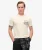 Copper Label T-shirt met Grafische Print op de Borst Crème