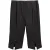 Mugler Pinstripe Pierced Capri Pants Black