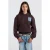 America Today sweater met studs – bruin/lichtblauw