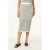 Scotch & Soda Pencil Scallop Knit Skirt Sugar Swizzle / Black Night