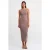 Geribbelde Bodycon Maxi Jurk
