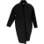 Stella McCartney jas met verborgen knopen in zwarte wol