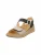 THINK! Sandalen met riem ‘Meggie’  brons / zwart