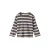 Wheat rechtvallende gestreepte longsleeve – grijs/ecru