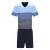 HAJO Pyjama kort  blauw / marine / royal blue/koningsblauw / wit