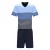 HAJO Pyjama kort  blauw / marine / royal blue/koningsblauw / wit