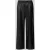 Zero Straight fit stoffen broek in leerlook
