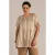 Yest Curve gestreepte top taupe