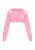 MYMO Trui ‘Back To School’  rosa / wit