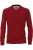 Redmond Casual Trui V-hals rood, Effen